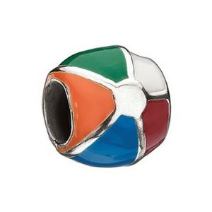 CHAMILIA Silver and Enamel Beach Ball Charm